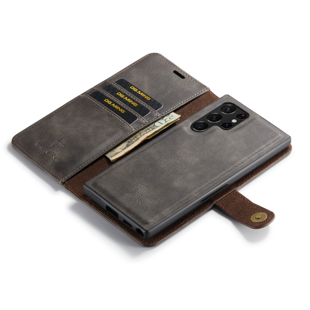 Étui portefeuille Magnet Wallet Samsung Galaxy S25 Ultra, Brown