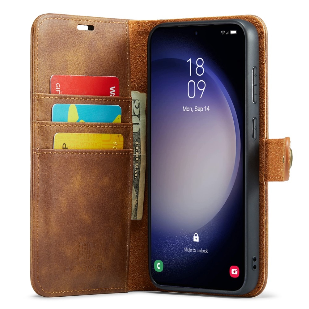 Étui portefeuille Magnet Wallet Samsung Galaxy A36, Cognac