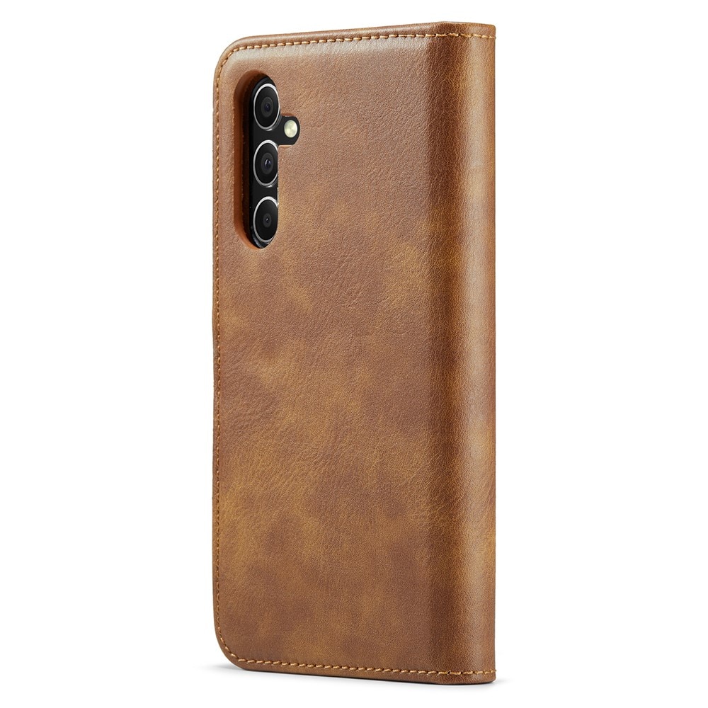 Étui portefeuille Magnet Wallet Samsung Galaxy S25, Cognac