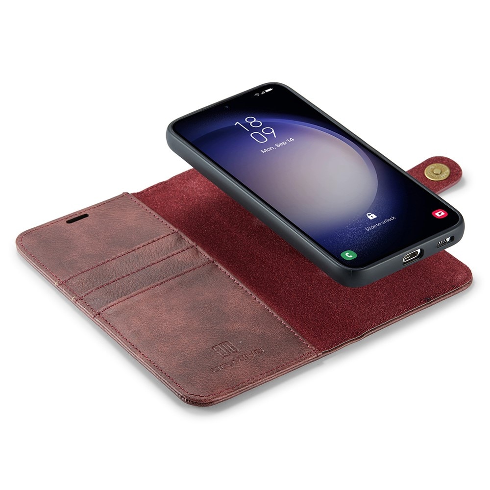 Étui portefeuille Magnet Wallet Samsung Galaxy S25, Red