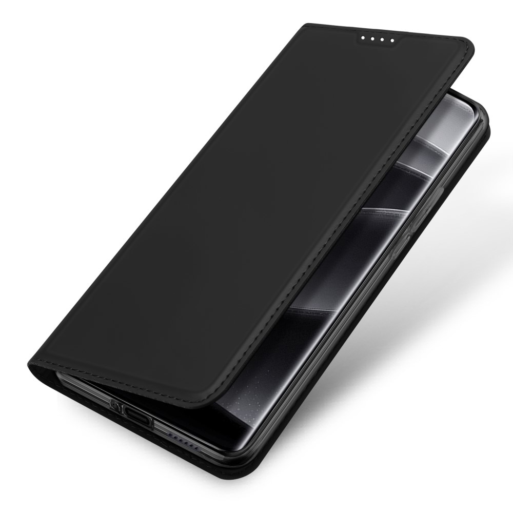 Étui portefeuille Skin Pro Series Xiaomi Redmi Note 14 Pro, Noir