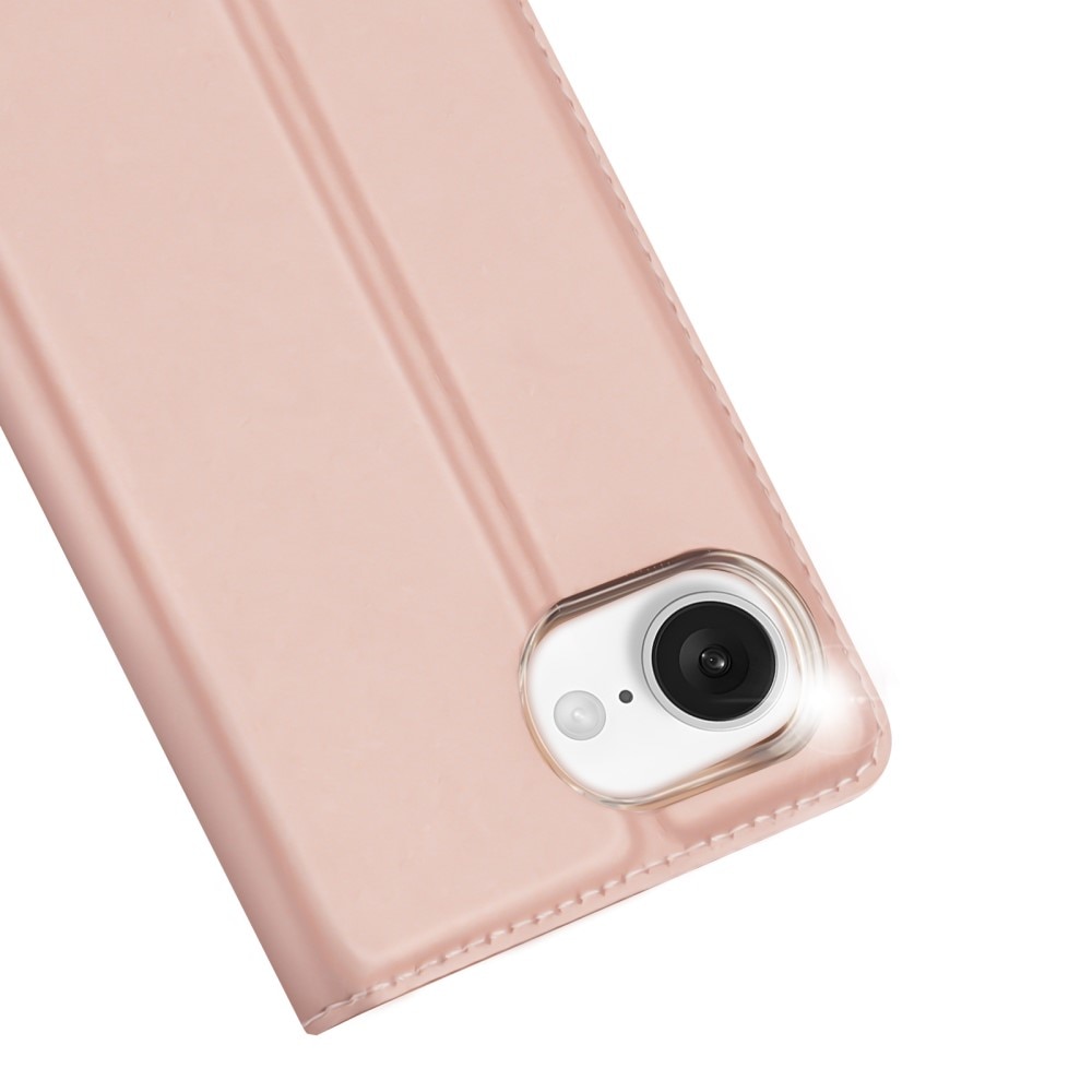 Étui portefeuille Skin Pro Series iPhone SE 2025, Rose Gold