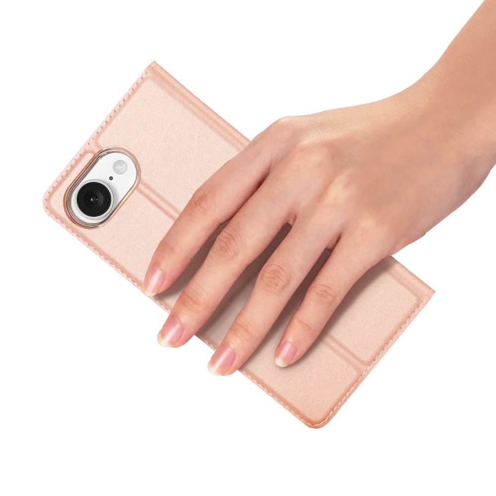 Étui portefeuille Skin Pro Series iPhone SE 2025, Rose Gold