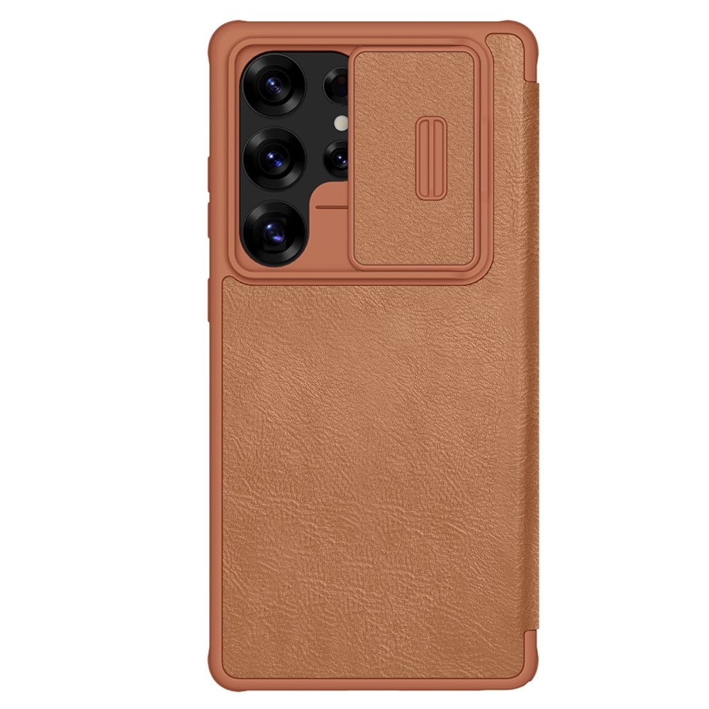 Etui Qin Pro CamShield Samsung Galaxy S25 Ultra Brown