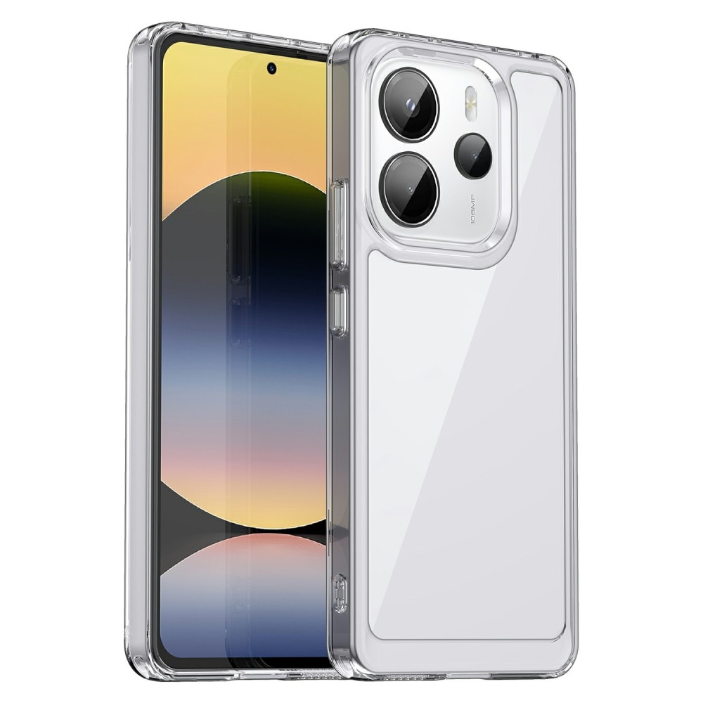 Coque hybride pour Xiaomi Redmi Note 14 4G, transparent