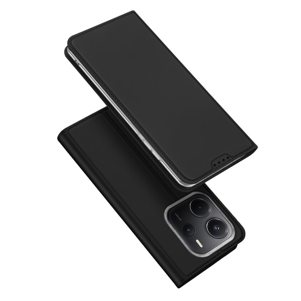 Étui portefeuille Skin Pro Series Xiaomi Redmi Note 14 4G, Black