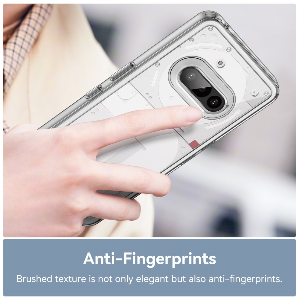 Coque hybride pour Nothing Phone 3a, transparent