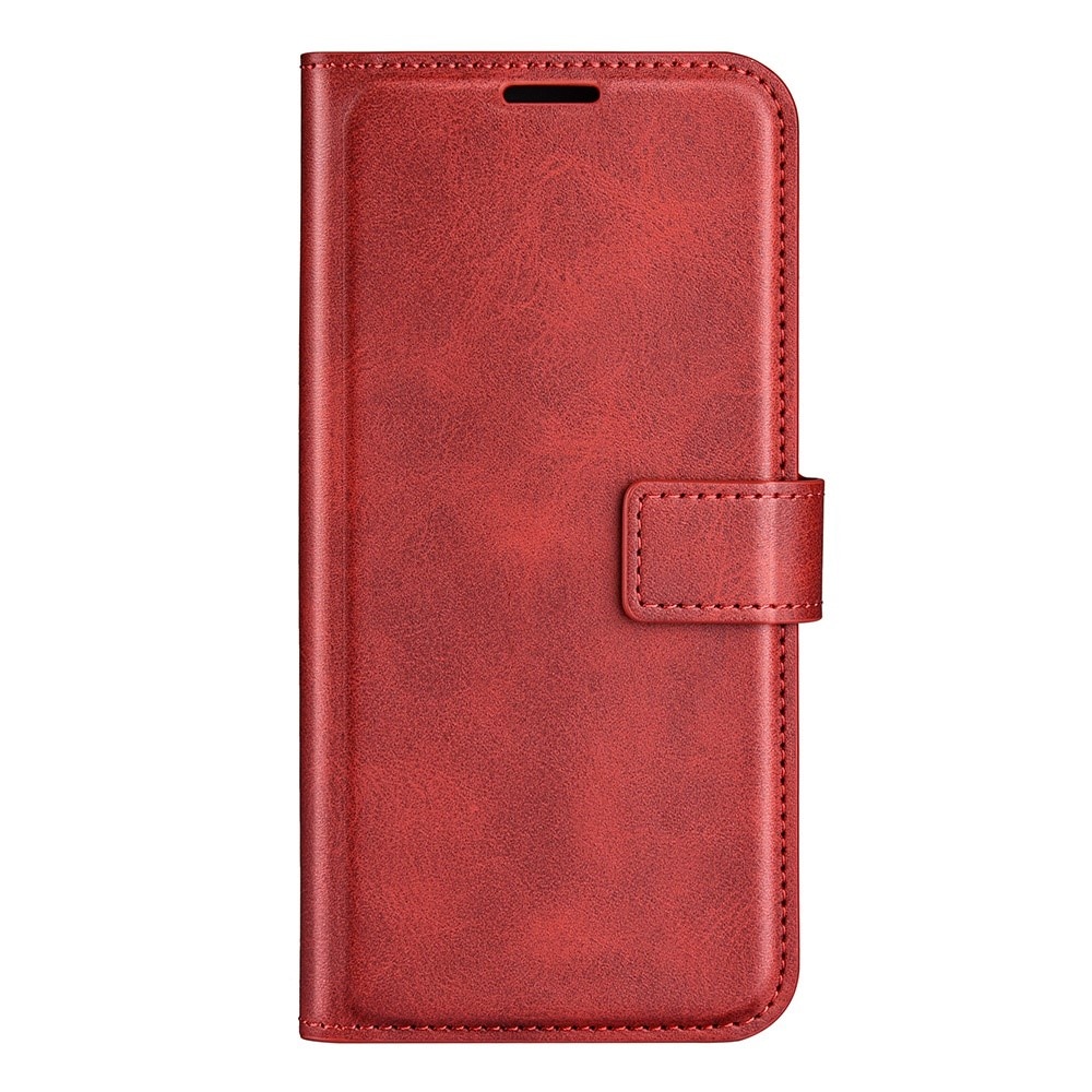 Étui portefeuille Leather Wallet Samsung Galaxy S23 Ultra, Red