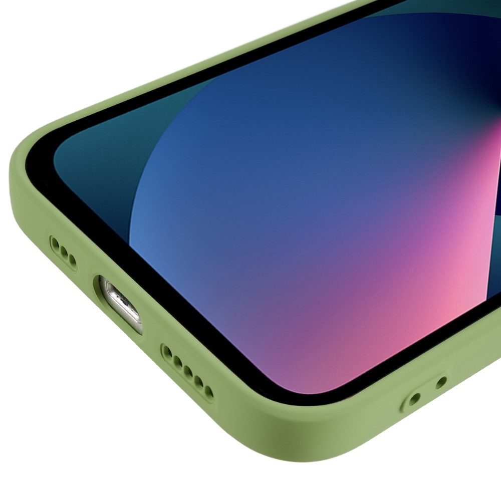 Coque TPU résistante aux chocs iPhone 13, Vert