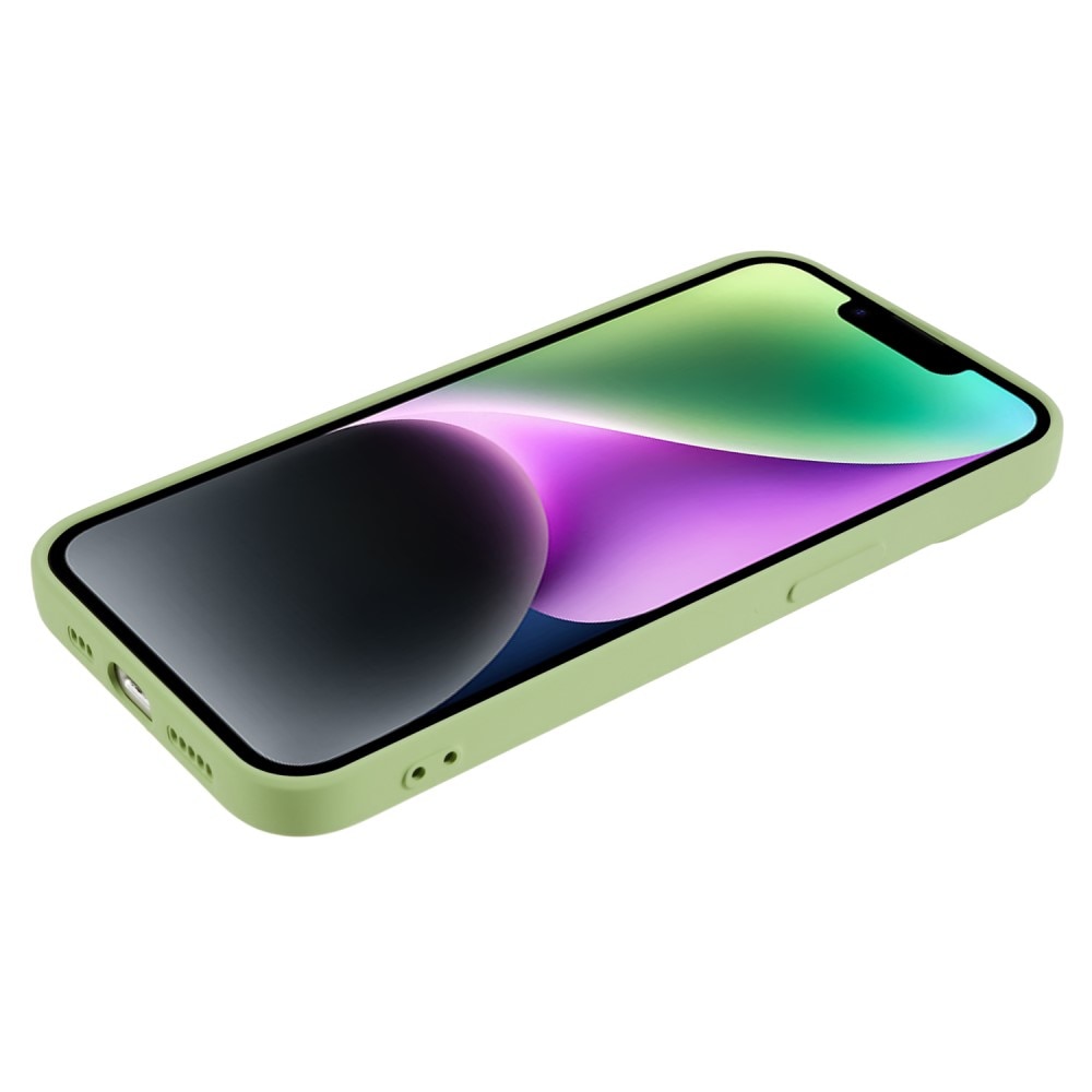 Coque TPU résistante aux chocs iPhone 14, Vert