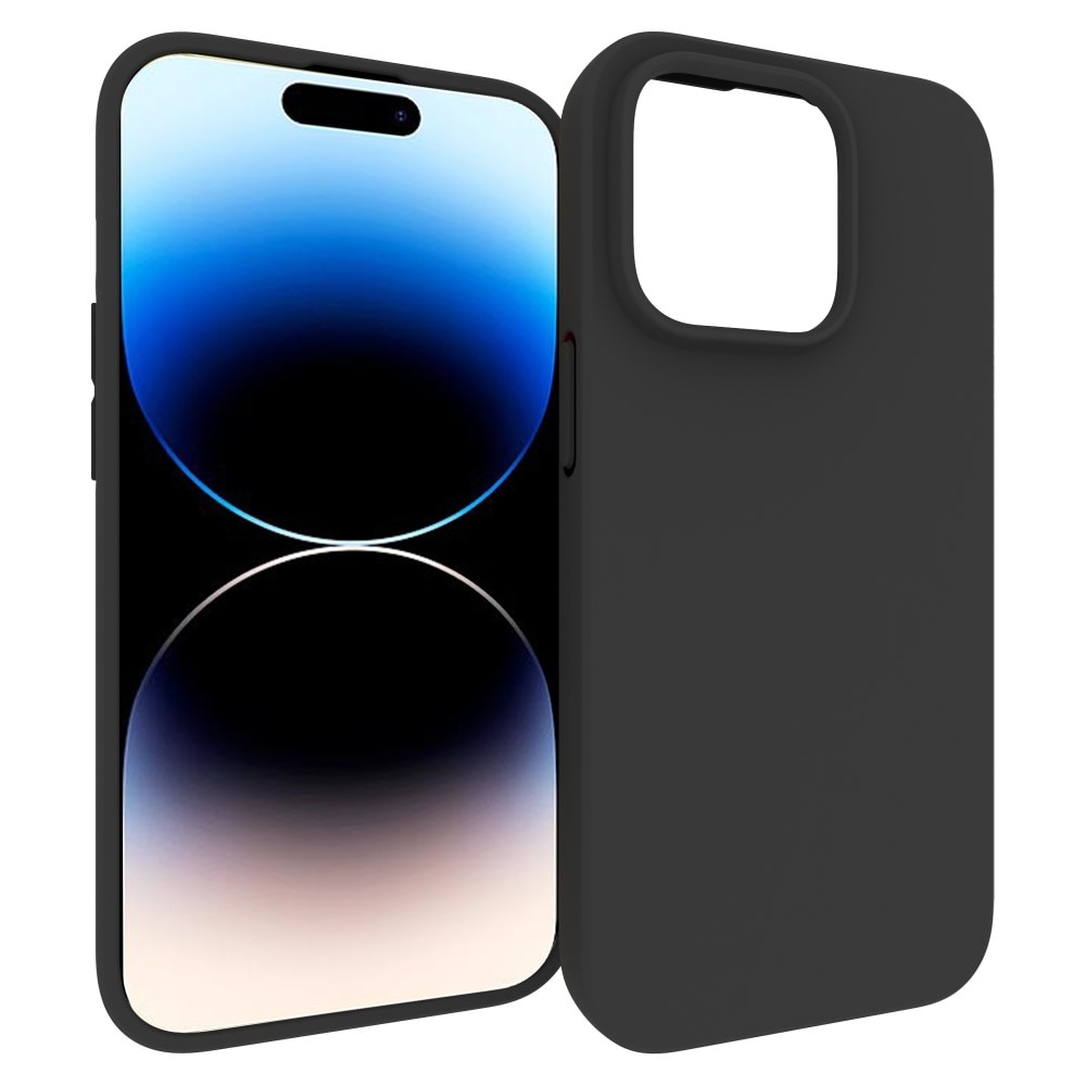 Coque TPU iPhone 15 Pro, noir