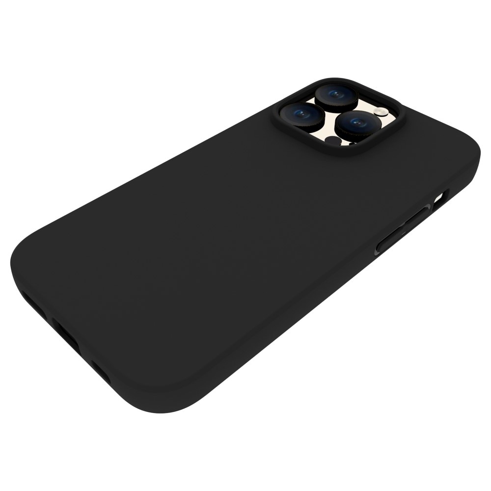 Coque TPU iPhone 15 Pro, noir