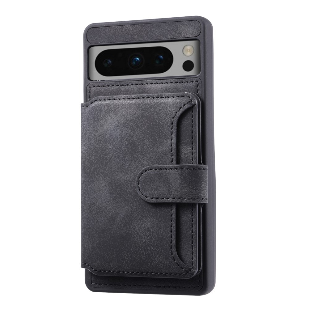 Coque porte-cartes Multi-slot anti-RFID Google Pixel 8 Pro, noir