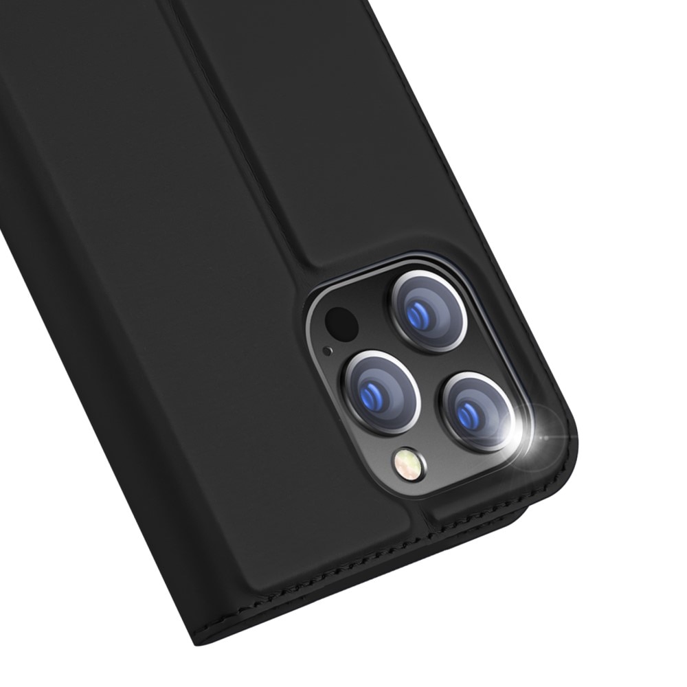 Étui portefeuille Skin Pro Series iPhone 15 Pro Max, Black