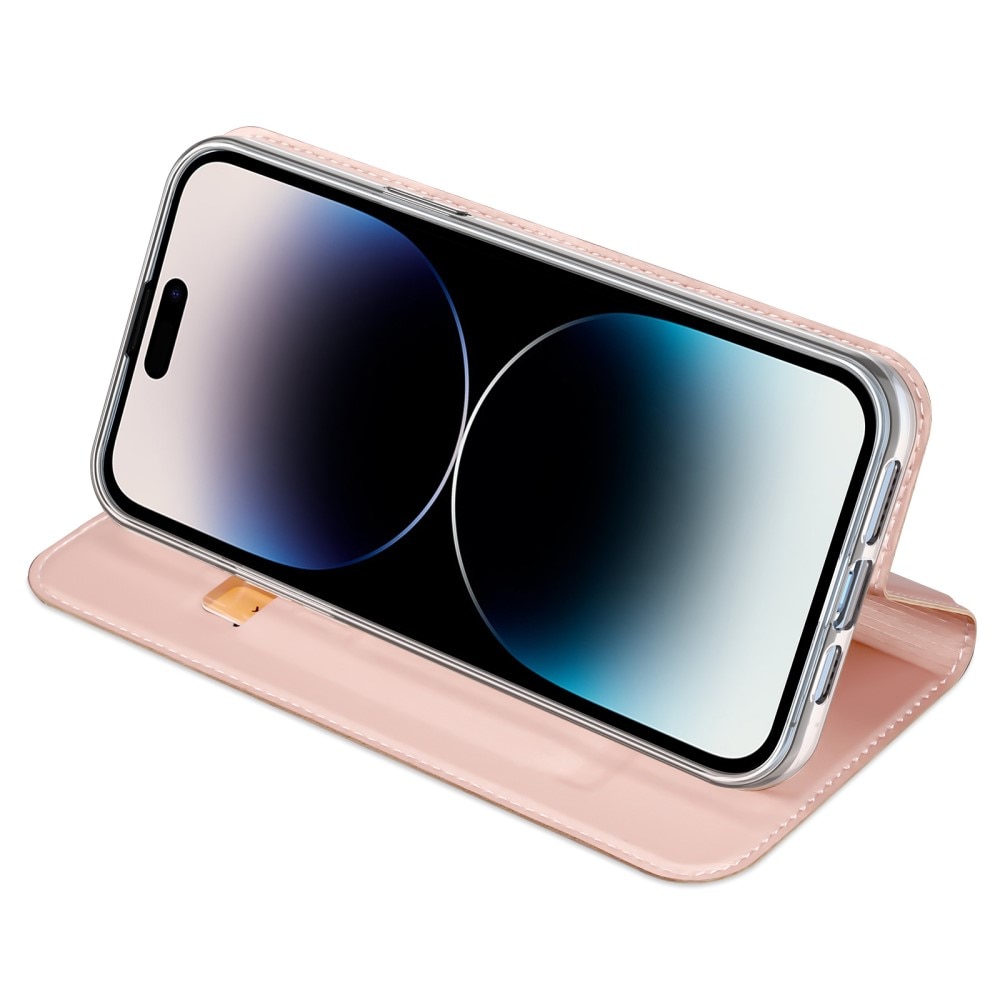 Étui portefeuille Skin Pro Series iPhone 15 Pro Max, Rose Gold