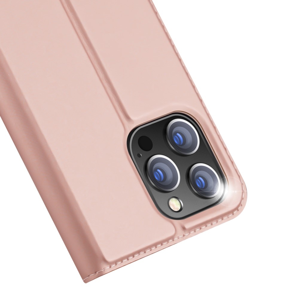 Étui portefeuille Skin Pro Series iPhone 15 Pro Max, Rose Gold