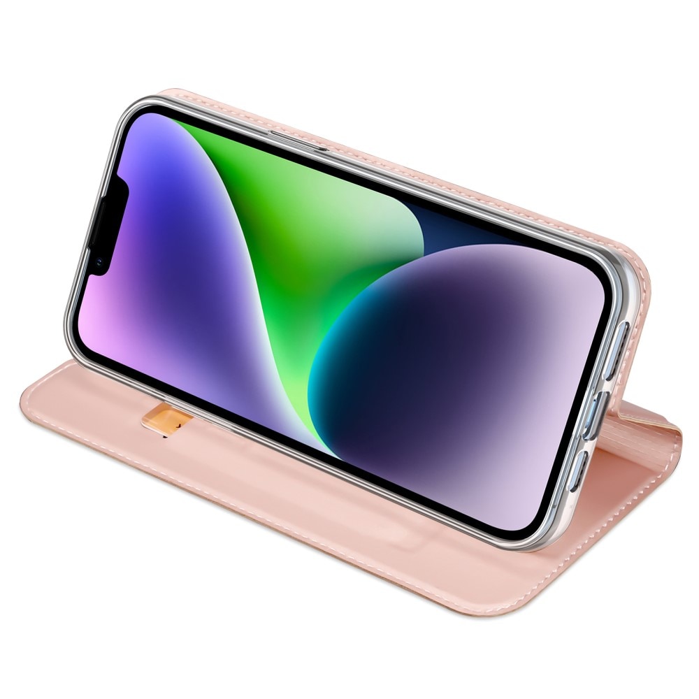 Étui portefeuille Skin Pro Series iPhone 15, Rose Gold