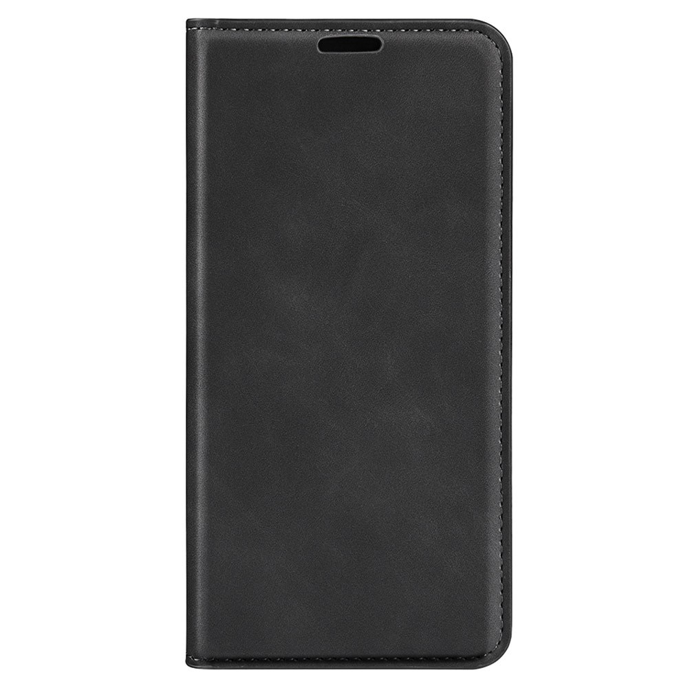 Coque portefeuille mince iPhone 15 Pro Max, noir