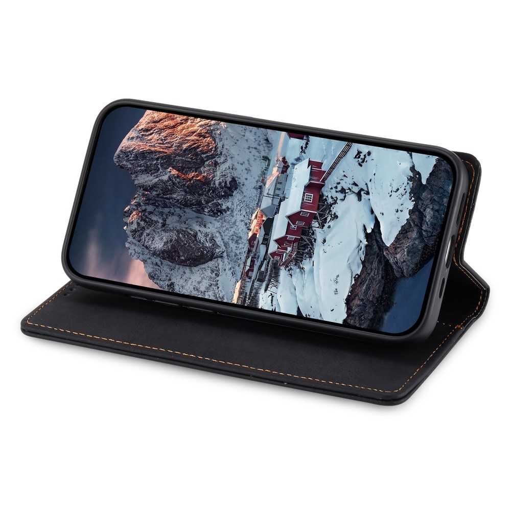 RFID Coque portefeuille mince Google Pixel 8 Pro, noir