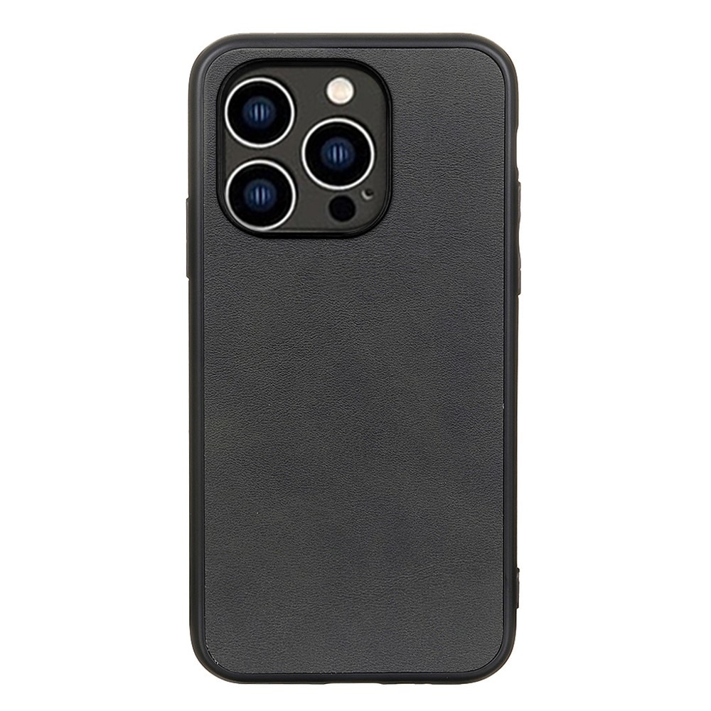 Coque en Cuir iPhone 15 Pro Max noir