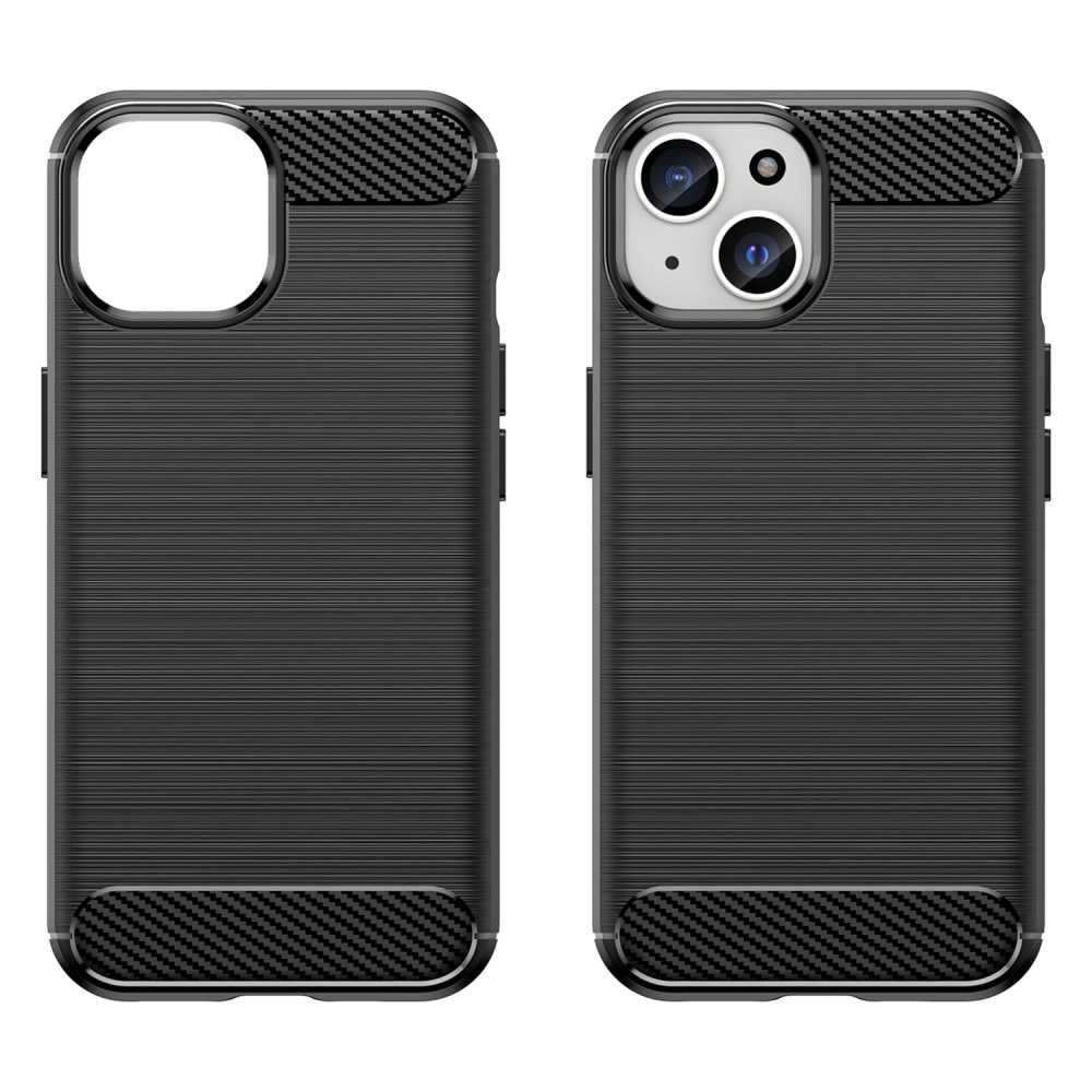 Coque TPU Brushed iPhone 15 Plus, Black