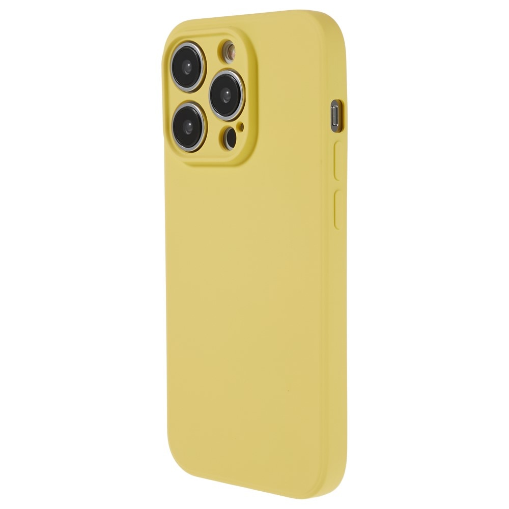 Coque TPU résistante aux chocs iPhone 15 Pro Max, Jaune