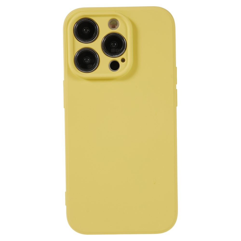 Coque TPU résistante aux chocs iPhone 15 Pro Max, Jaune