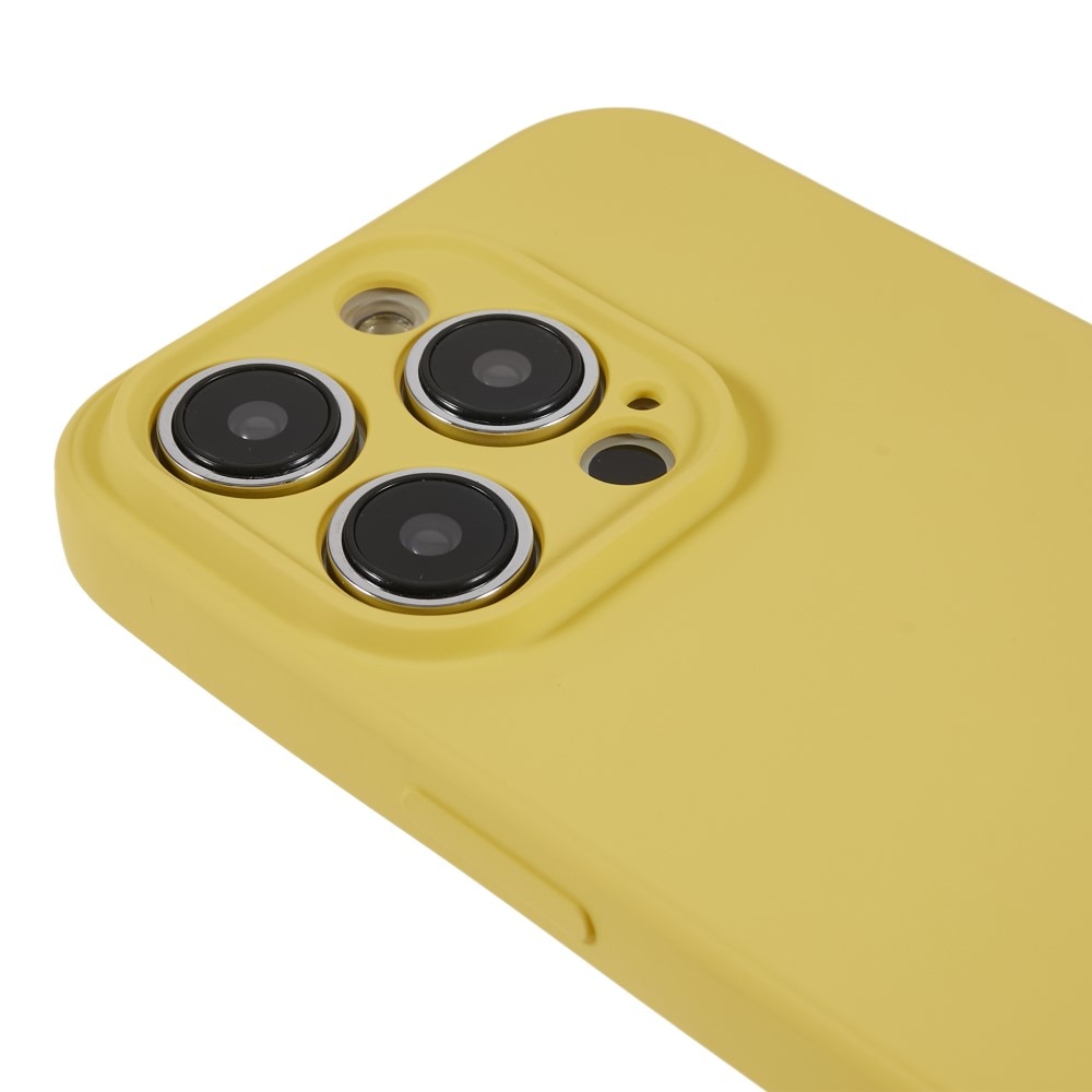 Coque TPU résistante aux chocs iPhone 15 Pro Max, Jaune