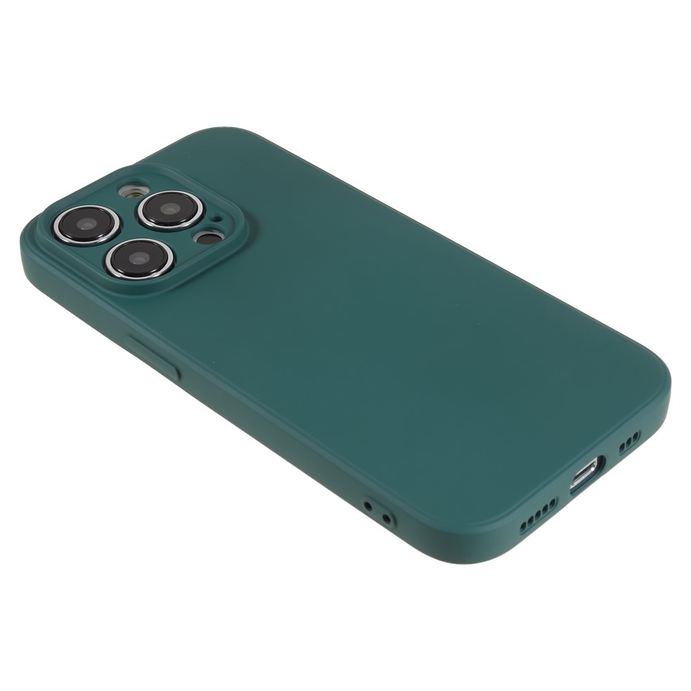 Coque TPU résistante aux chocs iPhone 15 Pro Max, Vert