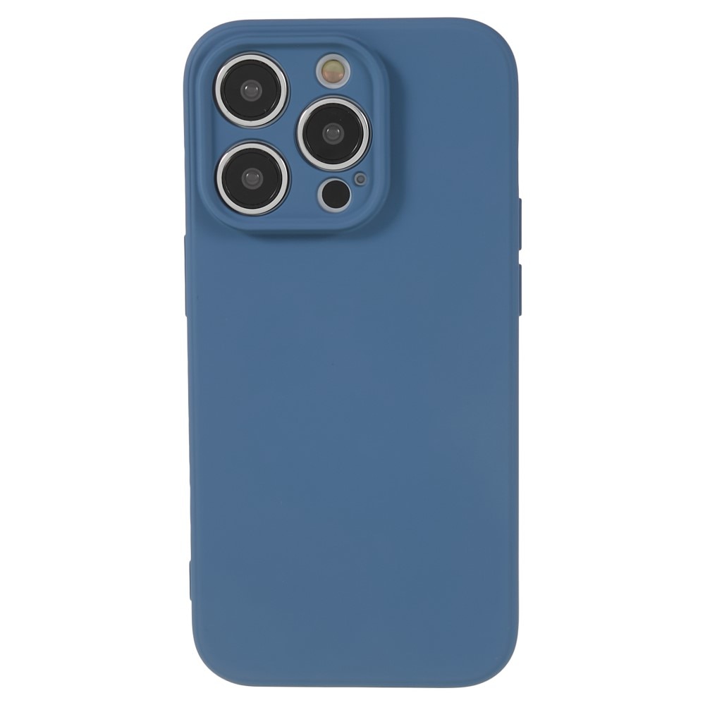 Coque TPU résistante aux chocs iPhone 15 Pro Max, Bleu