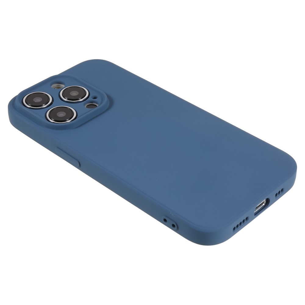 Coque TPU résistante aux chocs iPhone 15 Pro Max, Bleu