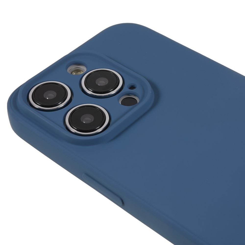 Coque TPU résistante aux chocs iPhone 15 Pro Max, Bleu