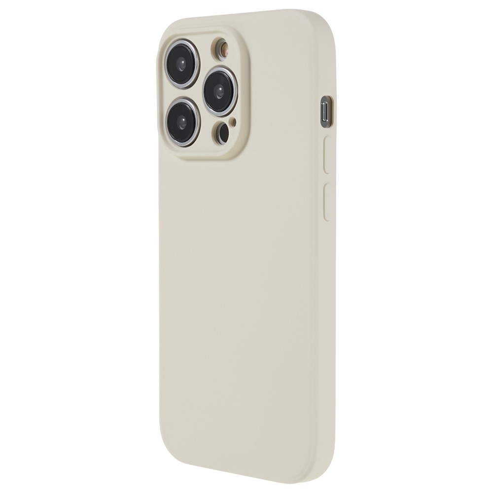 Coque TPU résistante aux chocs iPhone 15 Pro Max, Beige