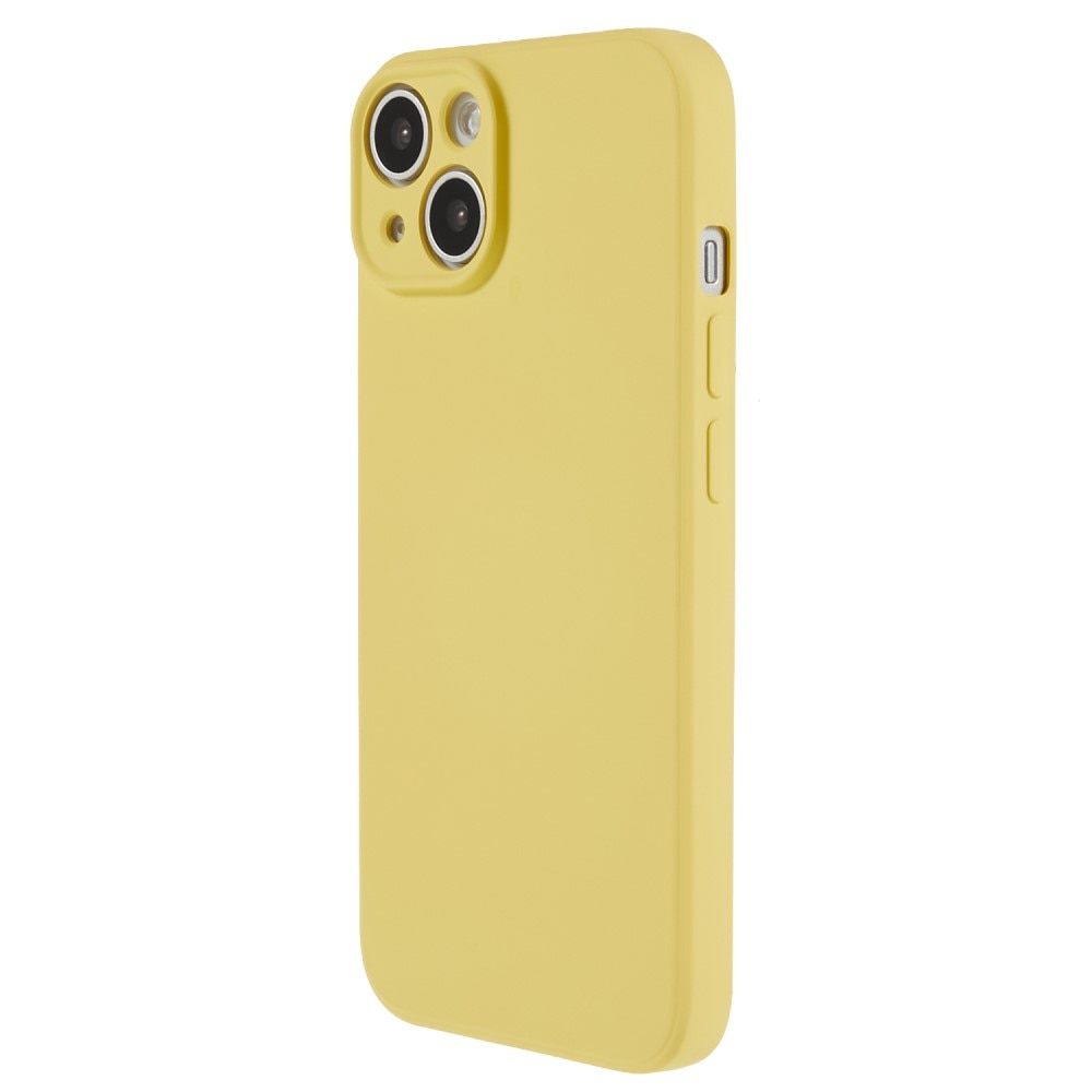 Coque TPU résistante aux chocs iPhone 15, Jaune