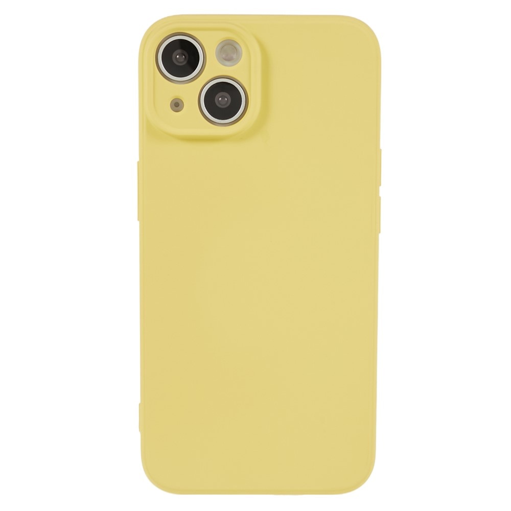 Coque TPU résistante aux chocs iPhone 15, Jaune