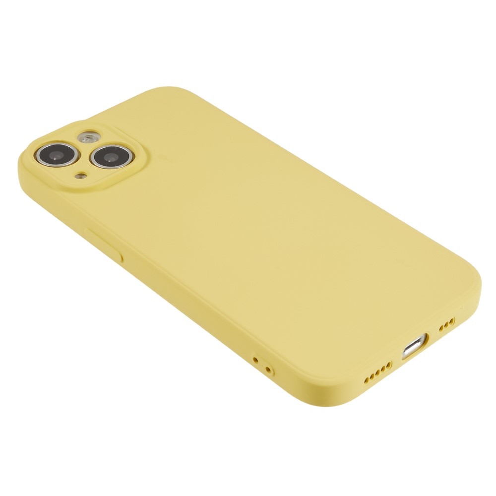 Coque TPU résistante aux chocs iPhone 15, Jaune