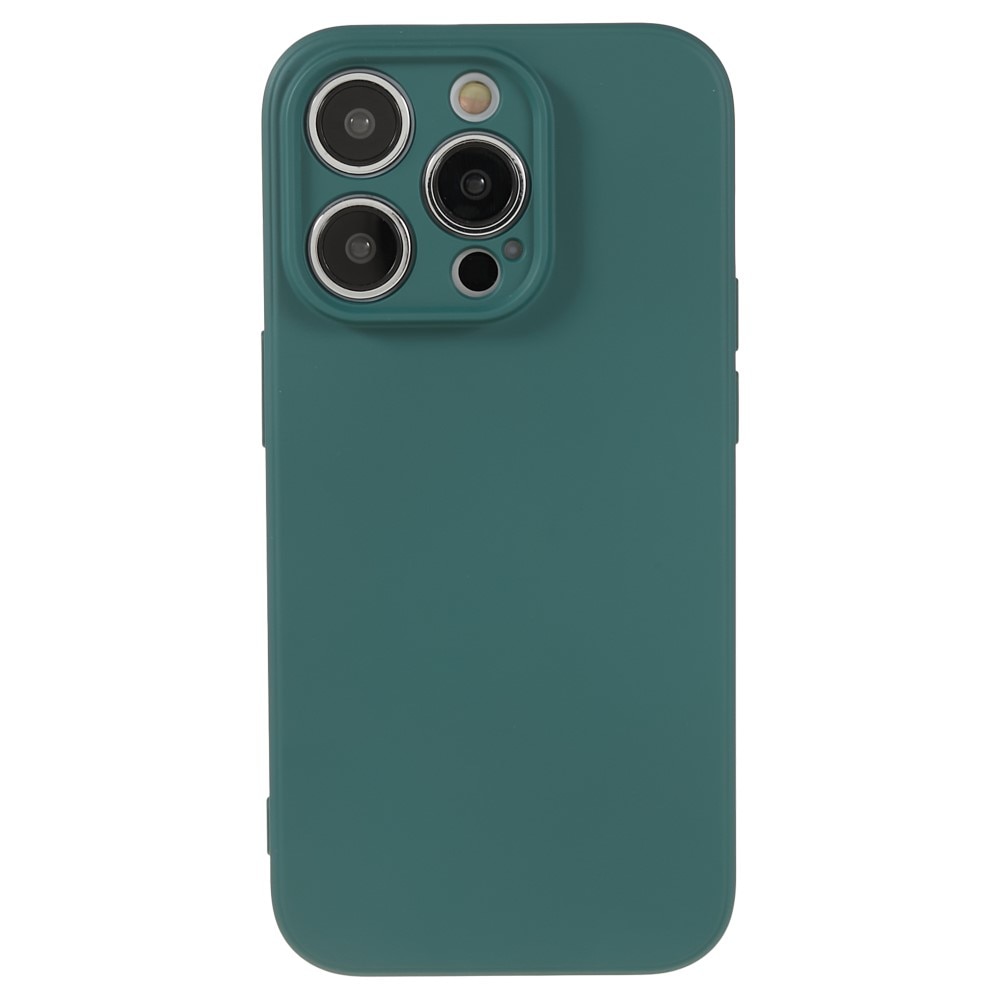 Coque TPU résistante aux chocs iPhone 15 Pro, Vert