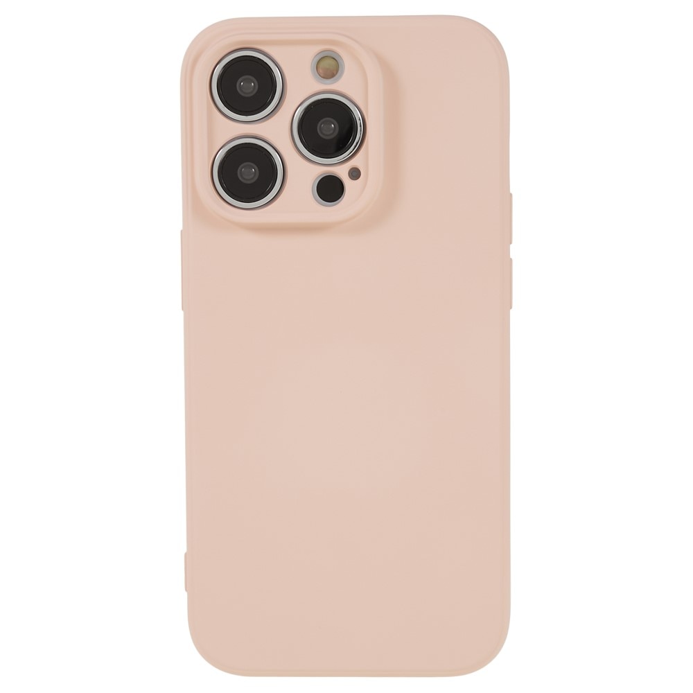 Coque TPU résistante aux chocs iPhone 15 Pro, Rose