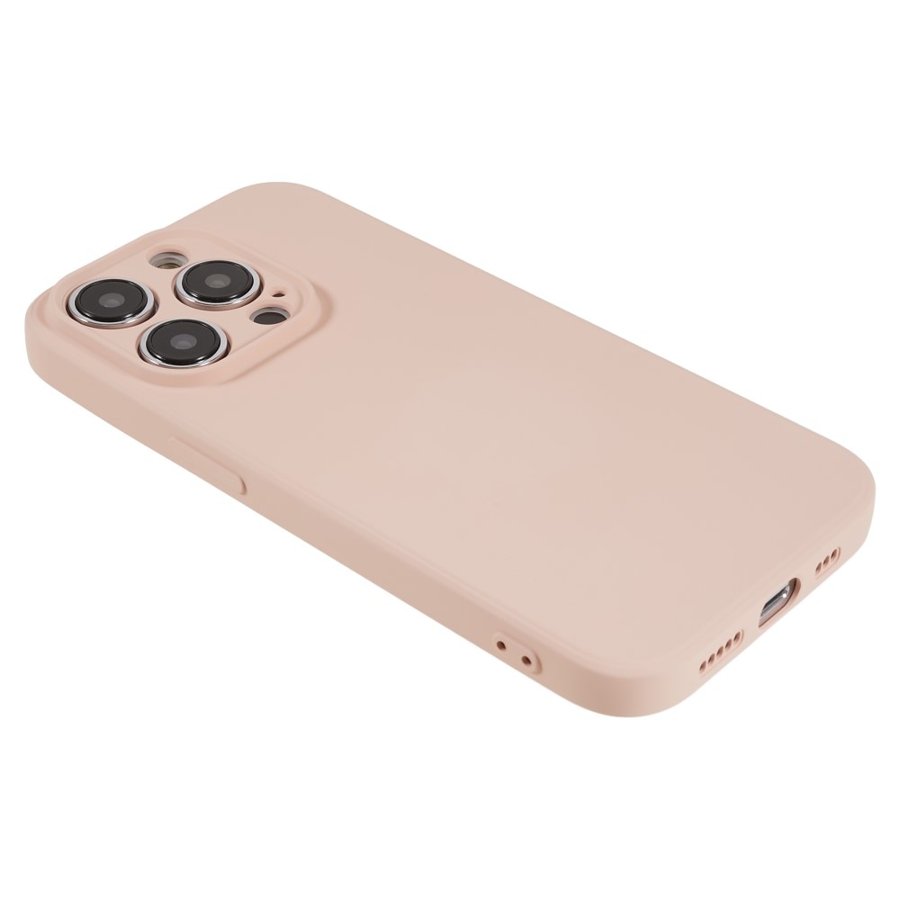 Coque TPU résistante aux chocs iPhone 15 Pro, Rose