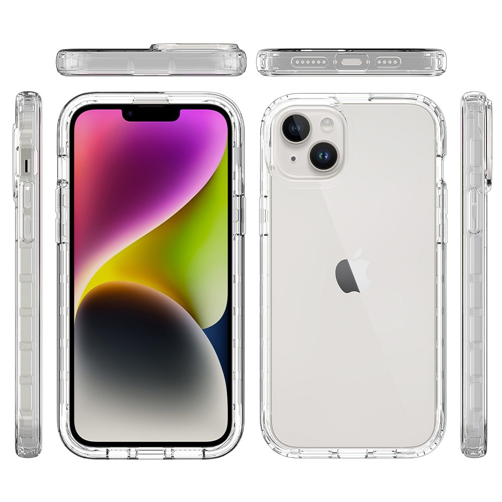 Coque de couverture complète iPhone 15 Plus transparent