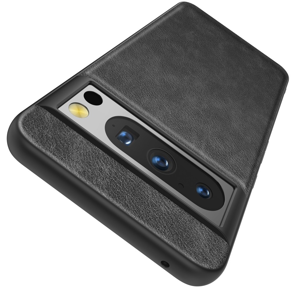 Coque en Cuir Google Pixel 8 Pro, noir