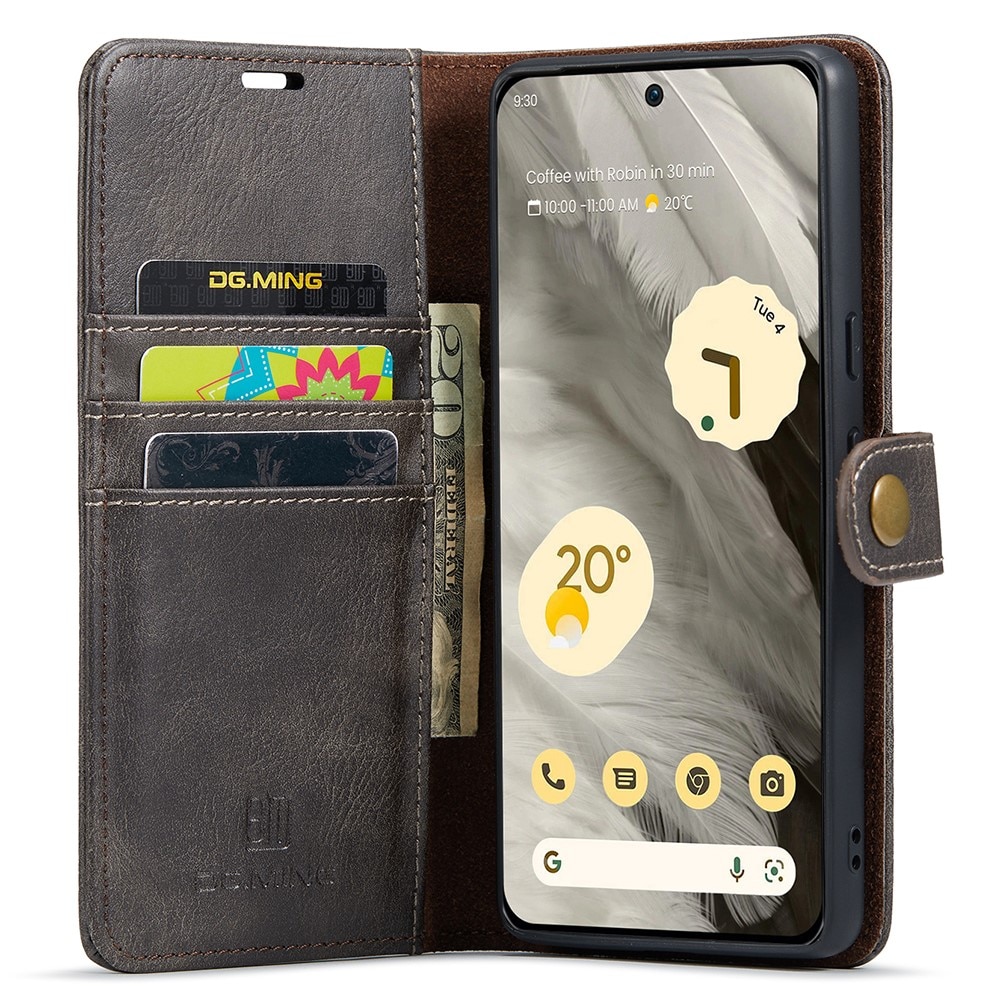 Étui portefeuille Magnet Wallet Google Pixel 8, Brown