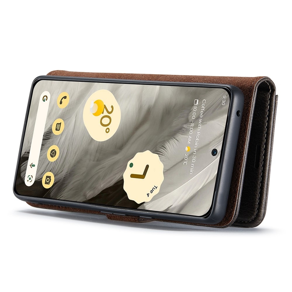 Étui portefeuille Magnet Wallet Google Pixel 8, Brown