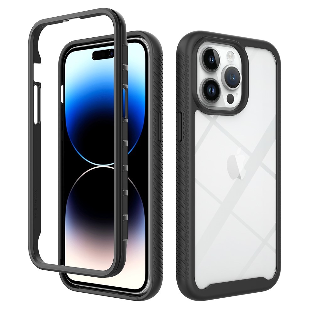 Coque de couverture complète iPhone 15 Pro Max Noir