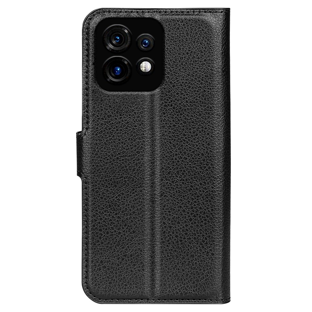 Coque portefeuille Motorola Edge 40 Pro, noir