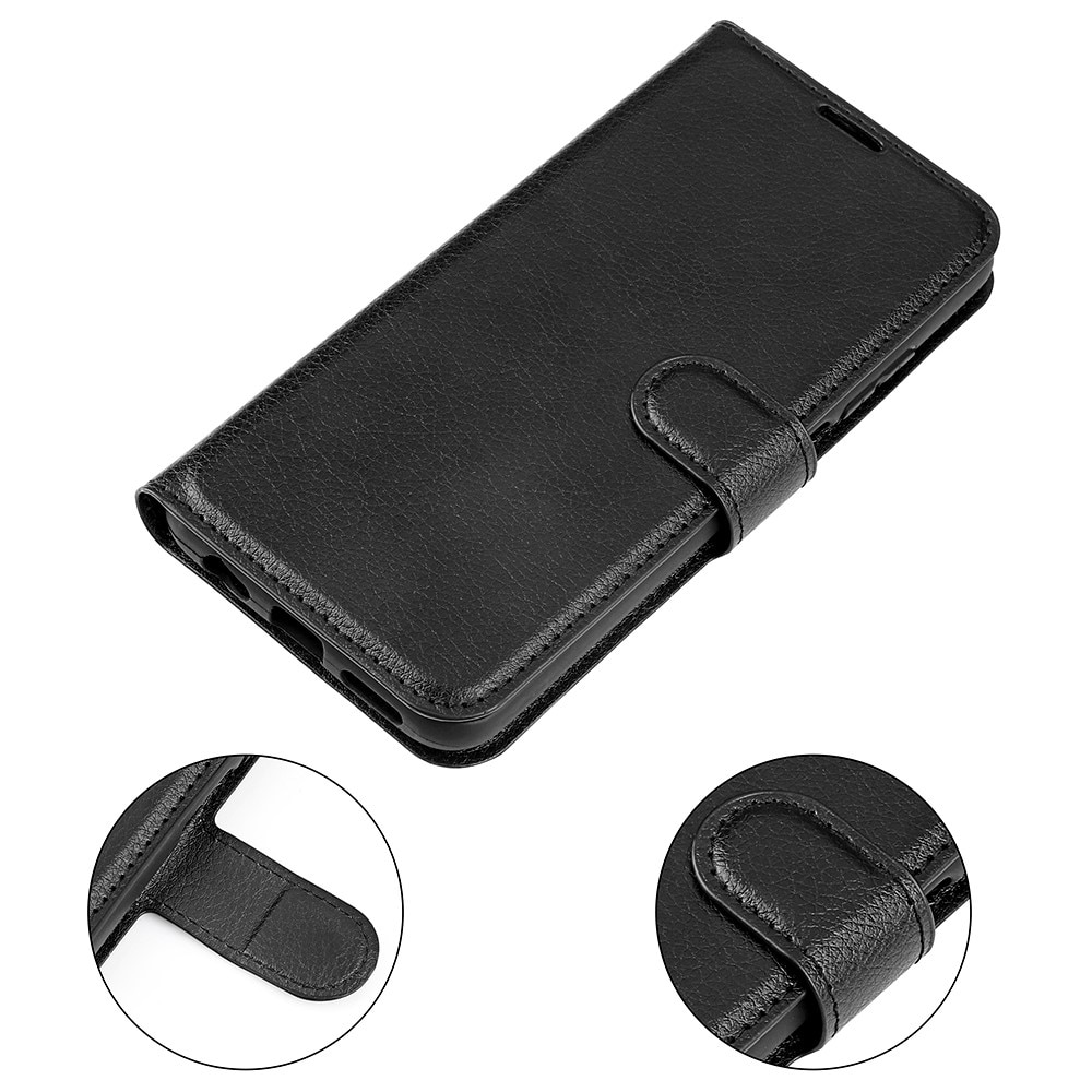 Coque portefeuille Motorola Edge 40 Pro, noir