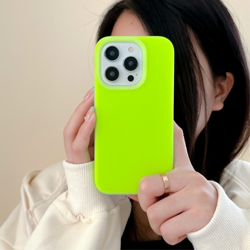 Coque en silicone Jelly iPhone 15 Pro Max, vert