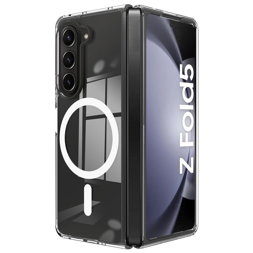 Coque hybride MagSafe Samsung Galaxy Z Fold 6, transparent