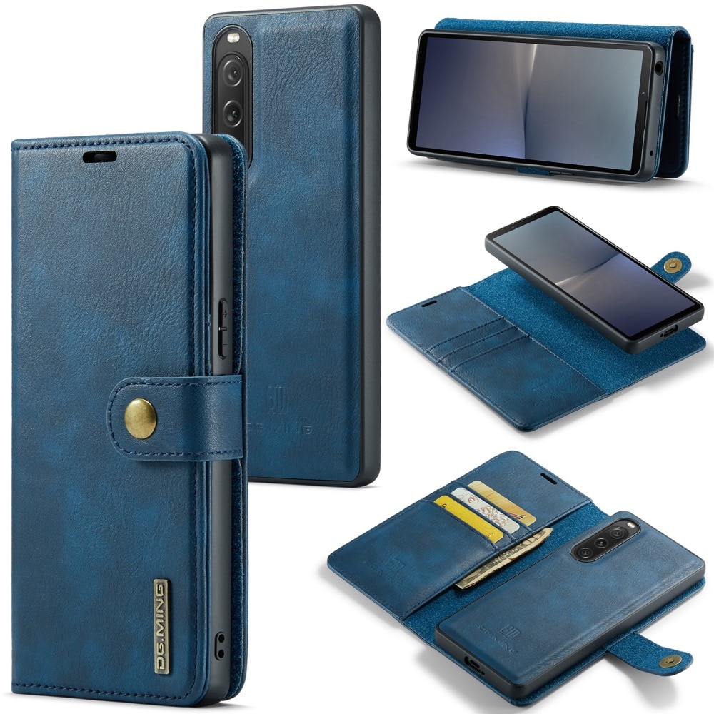 Étui portefeuille Magnet Wallet Sony Xperia 10 VI, Blue