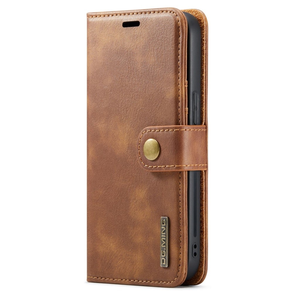 Étui portefeuille Magnet Wallet iPhone 15 Plus, Cognac